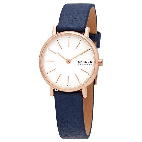 NWT Authentic Skagen Signatur Lille Quartz White Dial Women's Watch - Picture 1 of 3